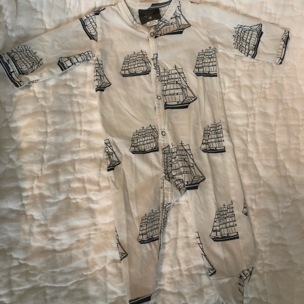 Kate Quinn Sail Boat Footed One Piece